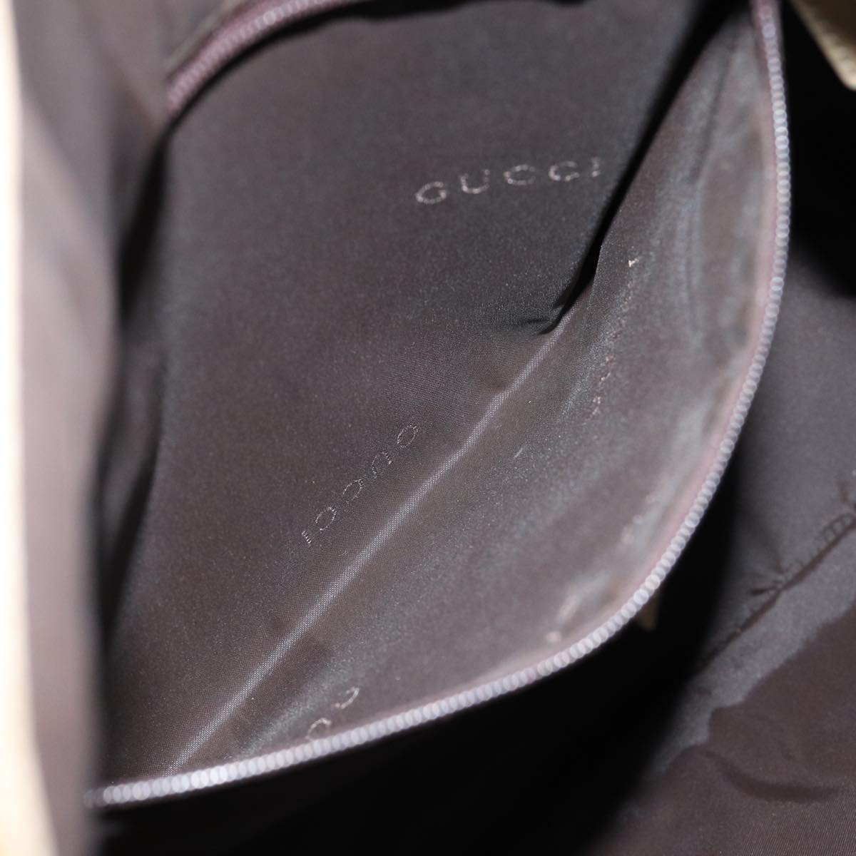 GUCCI Bamboo Hand Bag Leather Beige ep4133