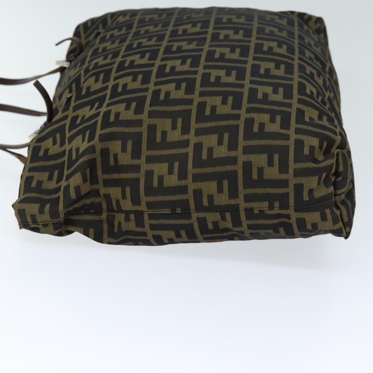 FENDI Zucca Canvas Tote Bag Brown Black ep4139