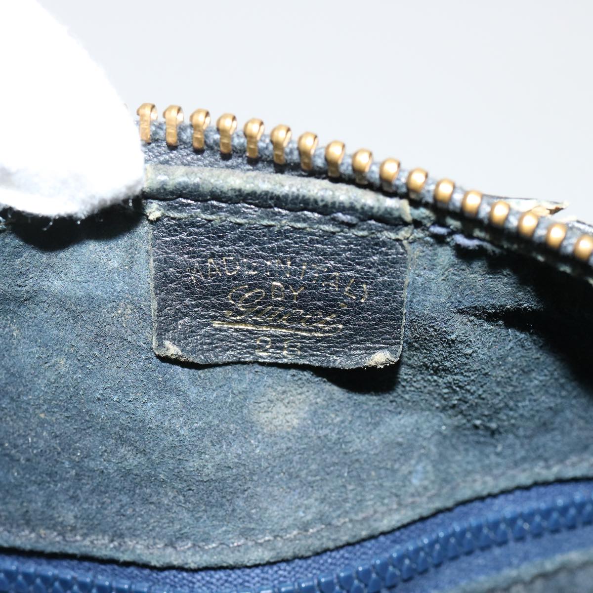GUCCI GG Supreme Boston Bag PVC Navy ep4157