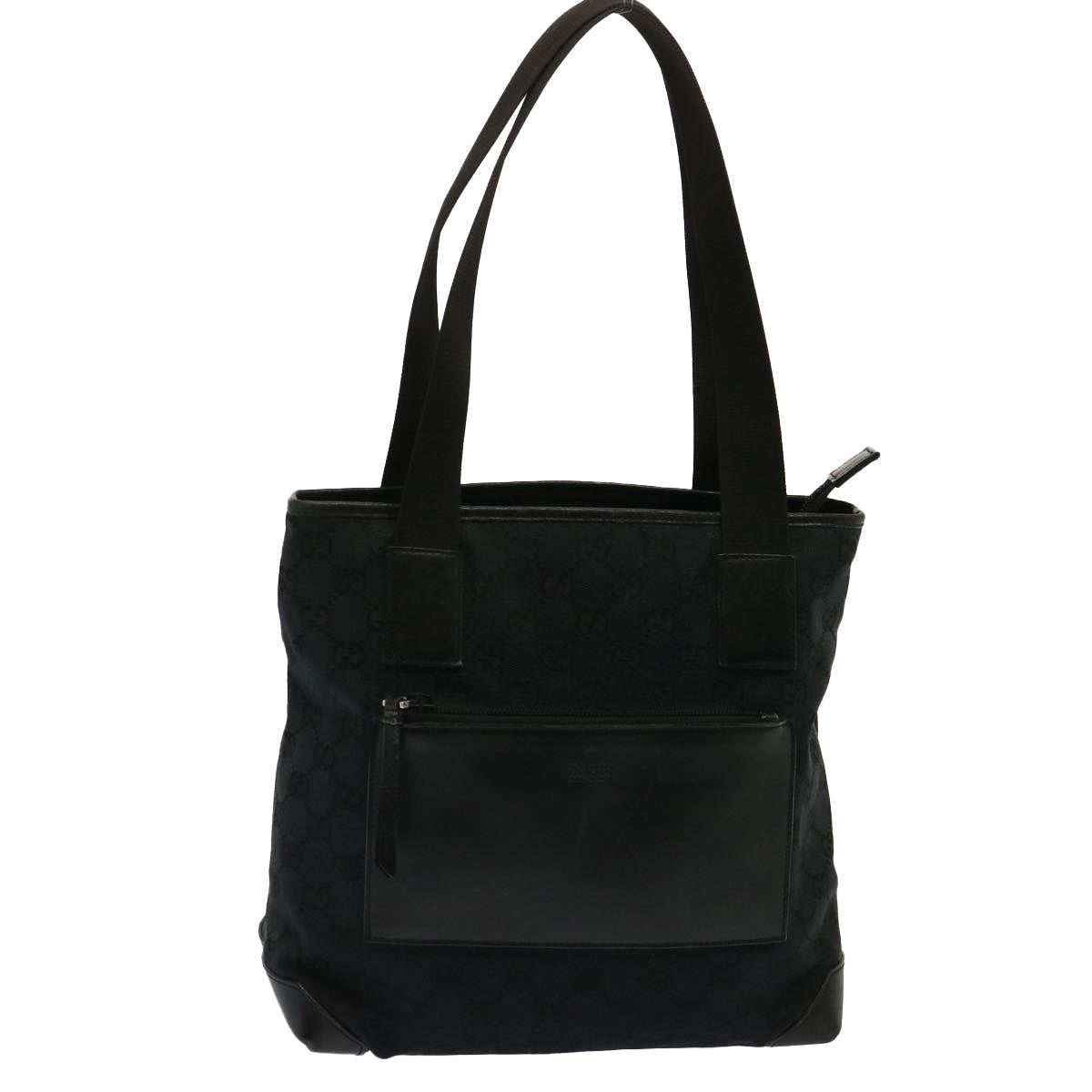 GUCCI GG Canvas Hand Bag Black 019 0402 ep4158