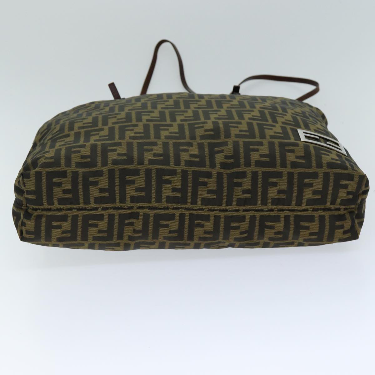 FENDI Zucca Canvas Tote Bag Black Brown ep4185