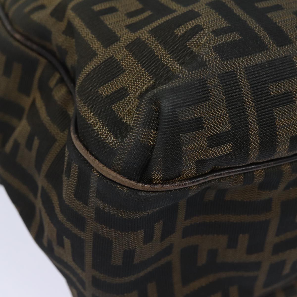 FENDI Zucca Canvas Tote Bag Brown Black ep4207
