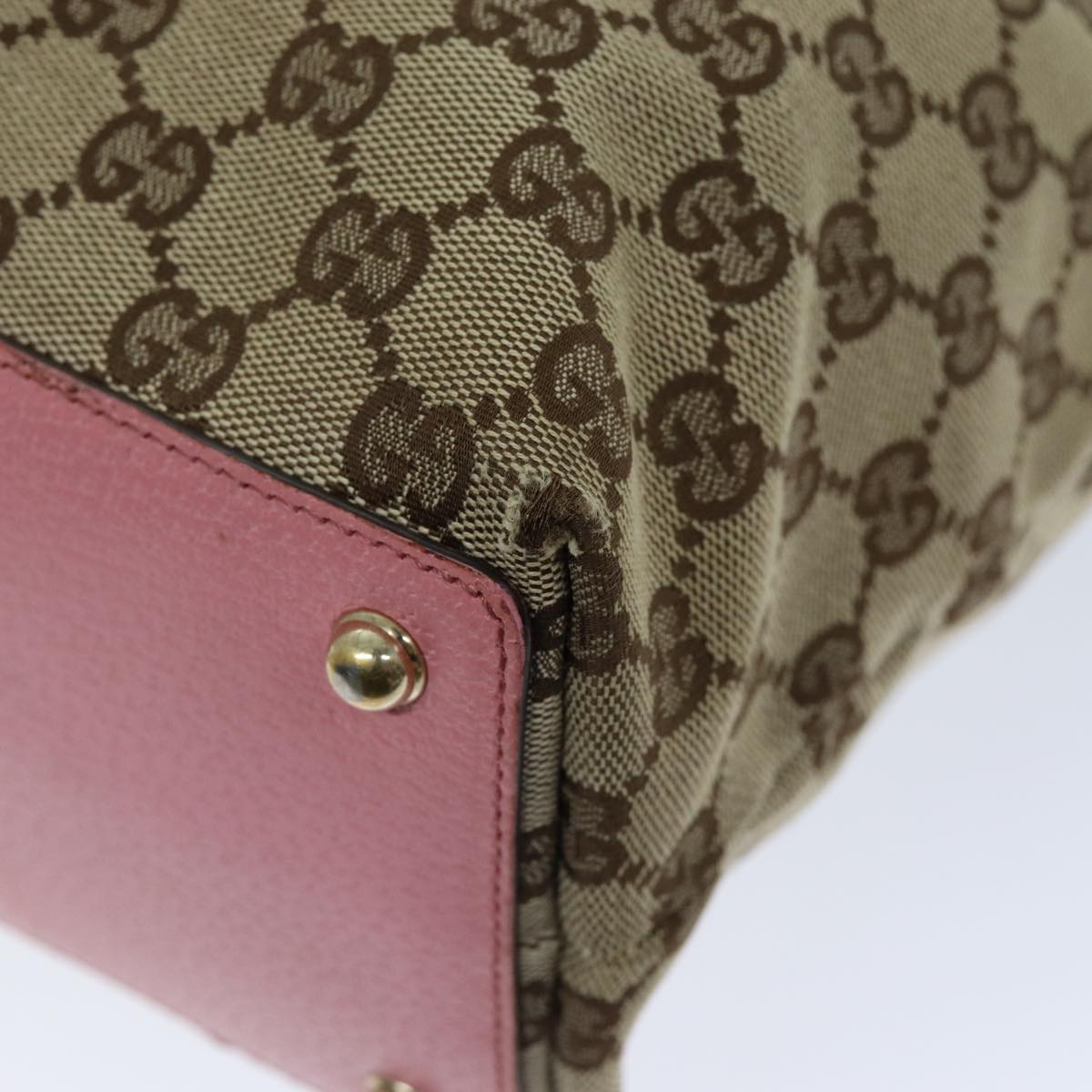 GUCCI GG Canvas Tote Bag Beige 120836 ep4211