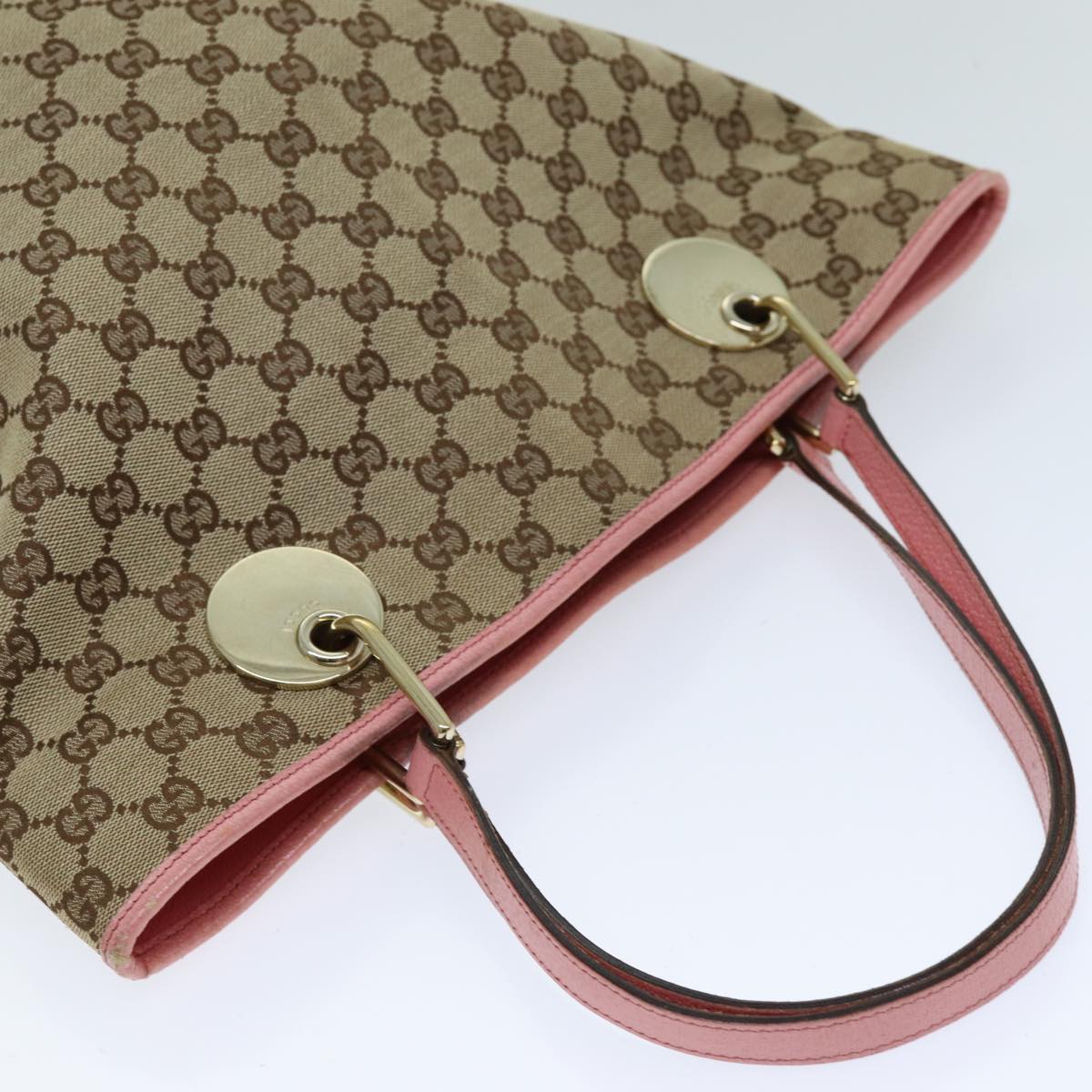 GUCCI GG Canvas Tote Bag Beige 120836 ep4211