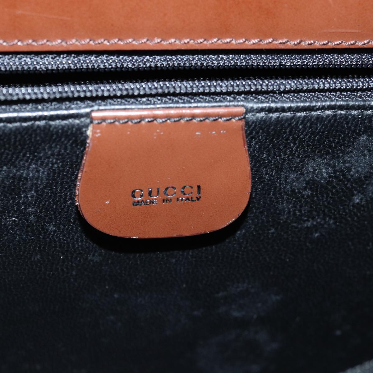 GUCCI Hand Bag Enamel 2way Brown 000 2113 0315 ep4253