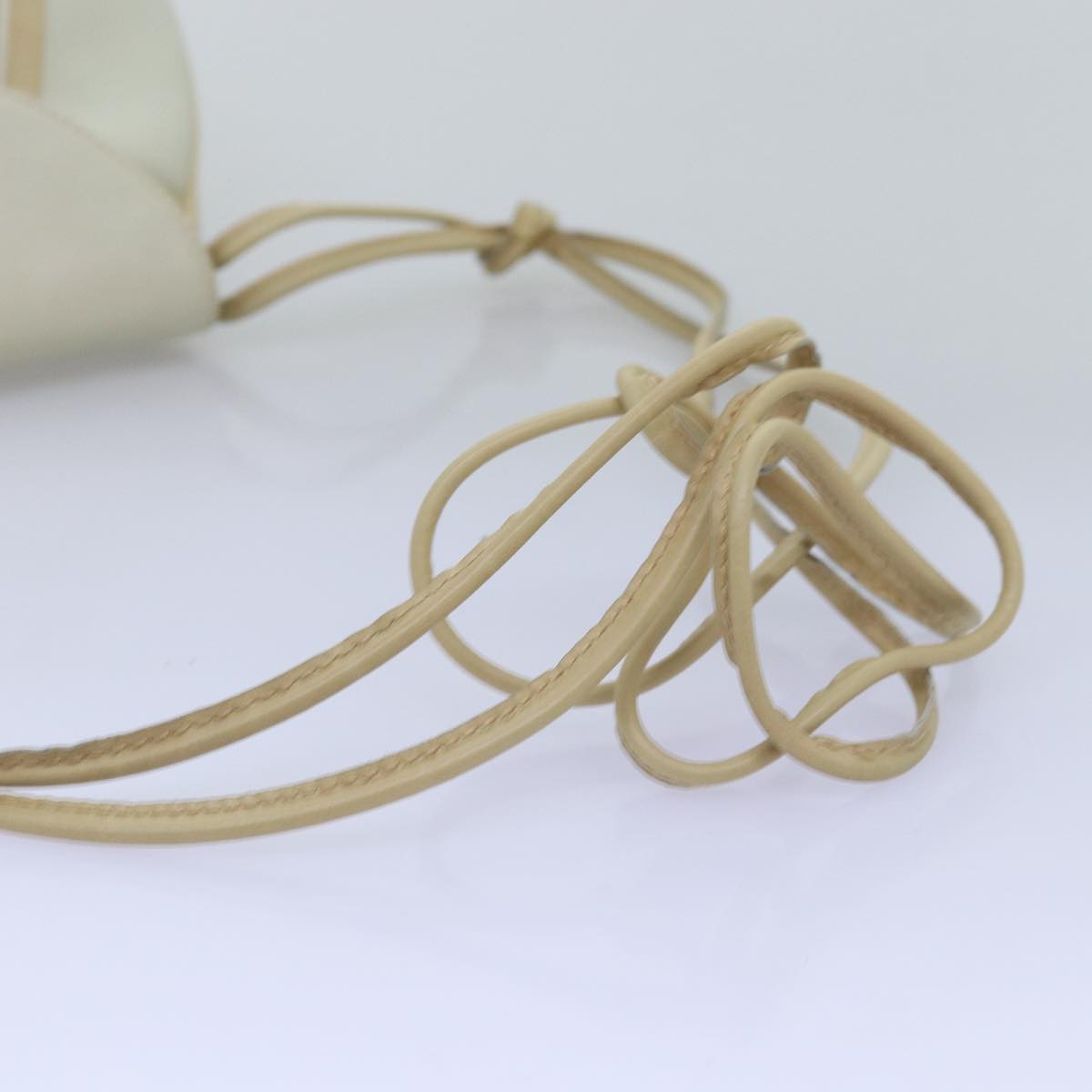 GUCCI Shoulder Bag Leather Beige ep4257
