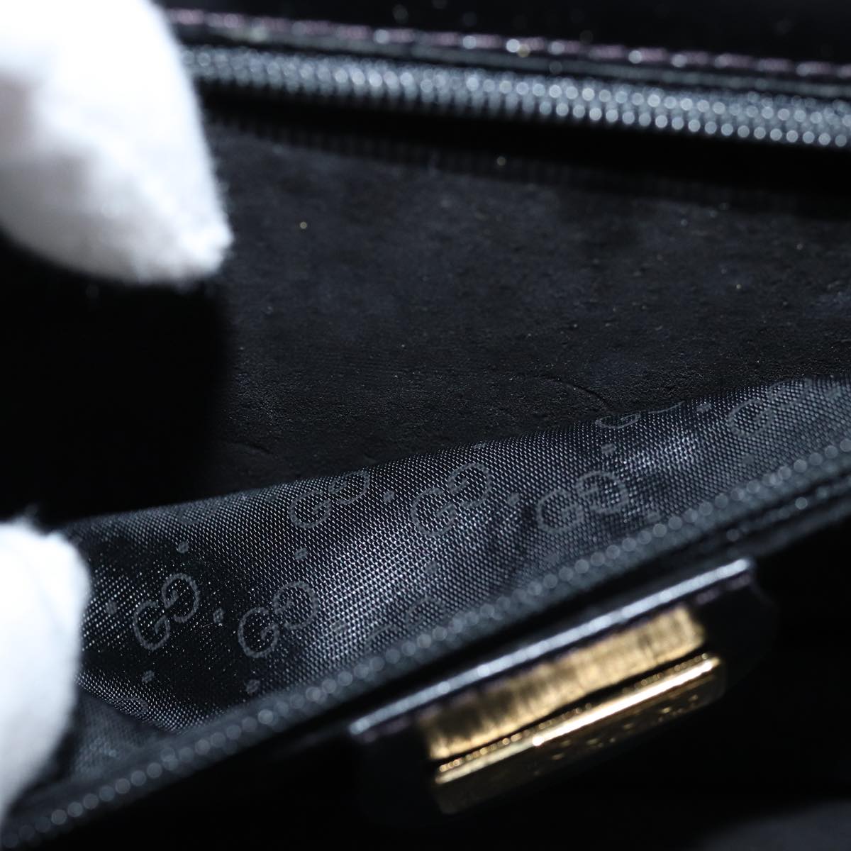 GUCCI Shoulder Bag Leather Black 004 406 0105 ep4275