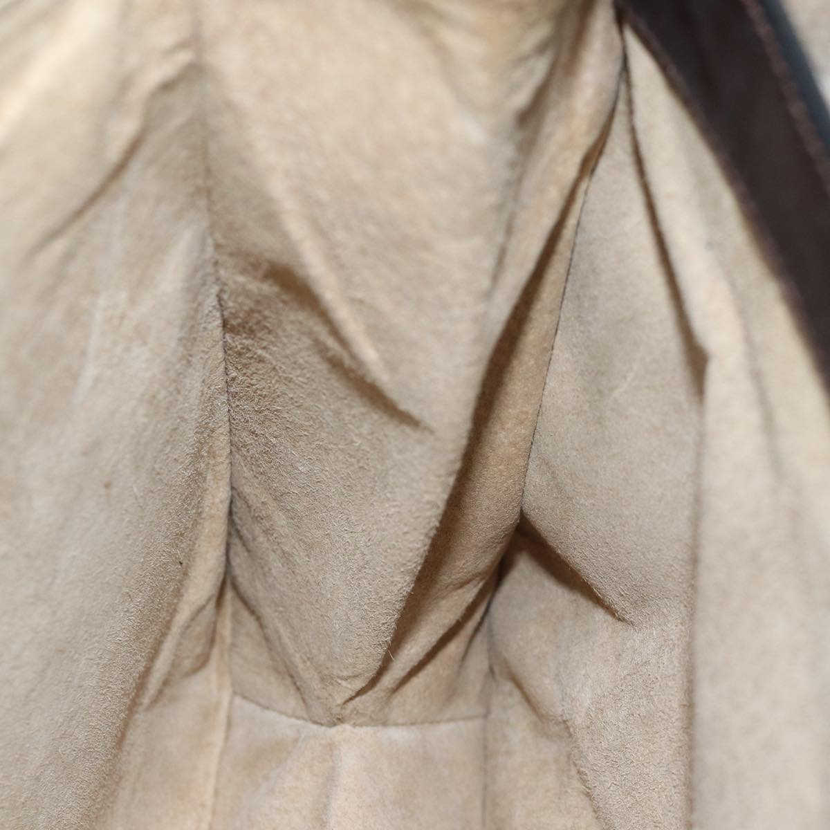 GUCCI Shoulder Bag Suede Brown ep4293