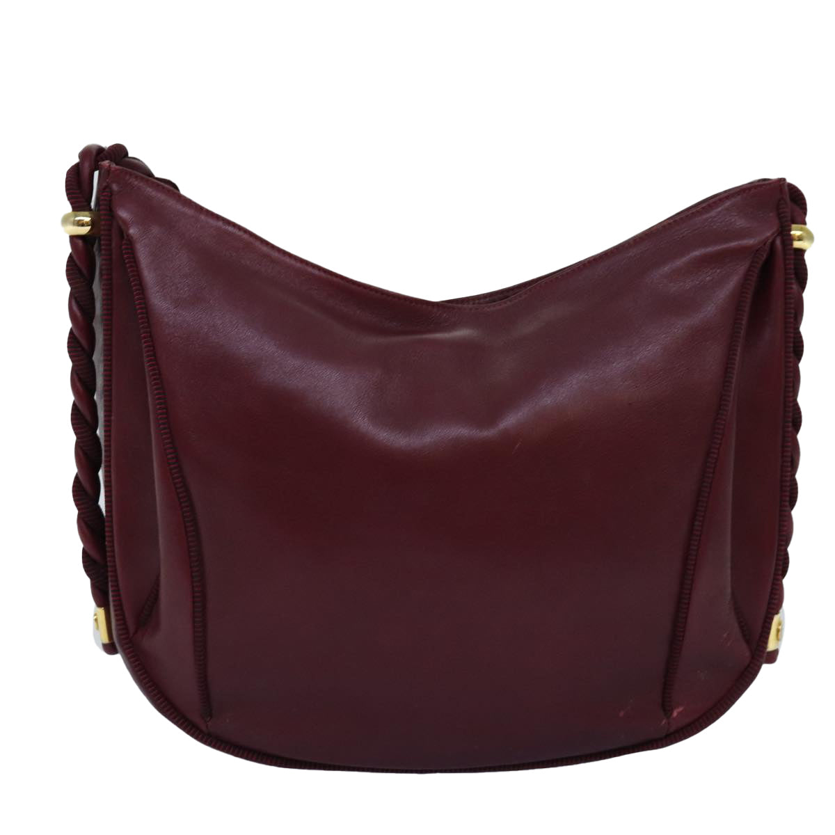 GUCCI Shoulder Bag Leather Red ep4297