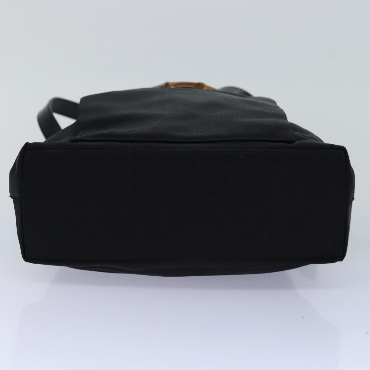 GUCCI Bamboo Hand Bag Nylon 2way Black 000 2265 0581 ep4302