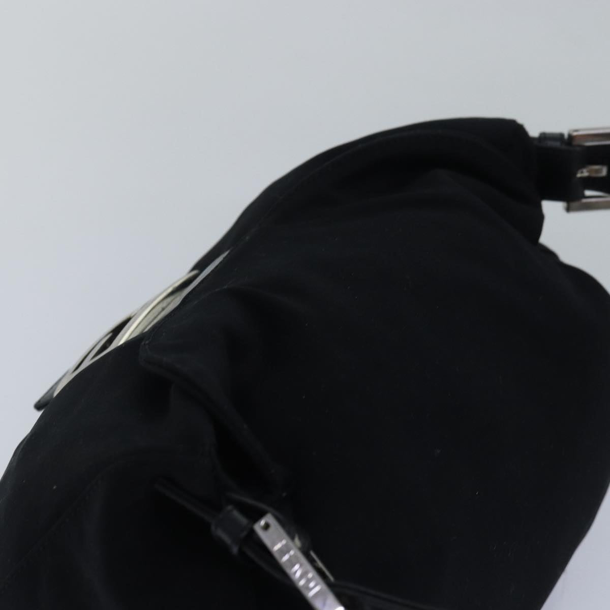 FENDI Mamma bucket Shoulder Bag Nylon Black ep4304