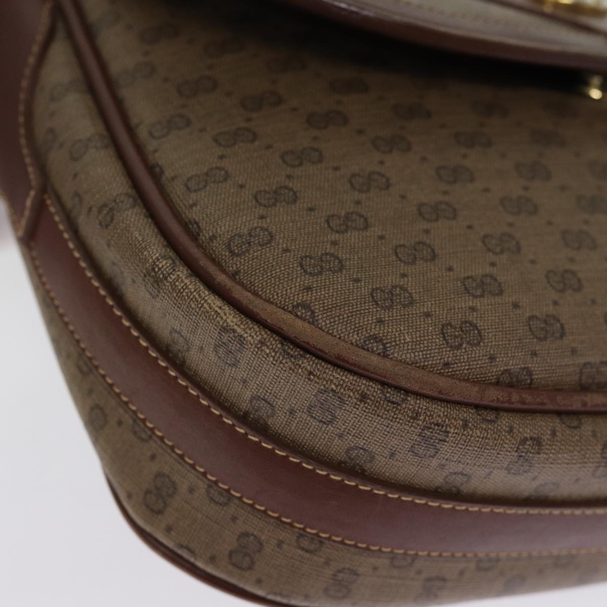 GUCCI Micro GG Supreme Shoulder Bag PVC Leather Brown 001 101 4425 ep4322