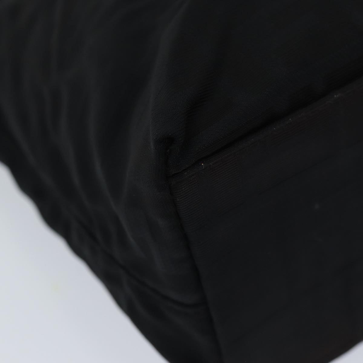 FENDI Zucca Canvas Hand Bag Black ep4339