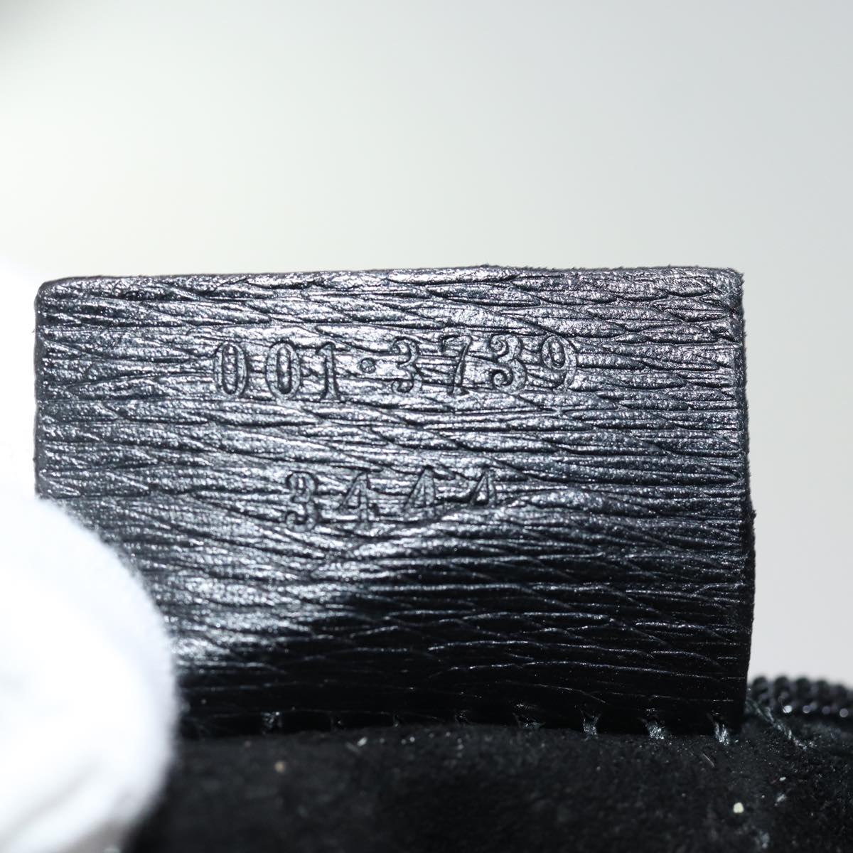 GUCCI Bamboo Shoulder Bag Leather Black 001 3739 3444 ep4344
