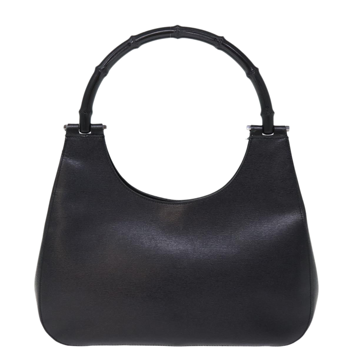 GUCCI Bamboo Shoulder Bag Leather Black 001 3739 3444 ep4344
