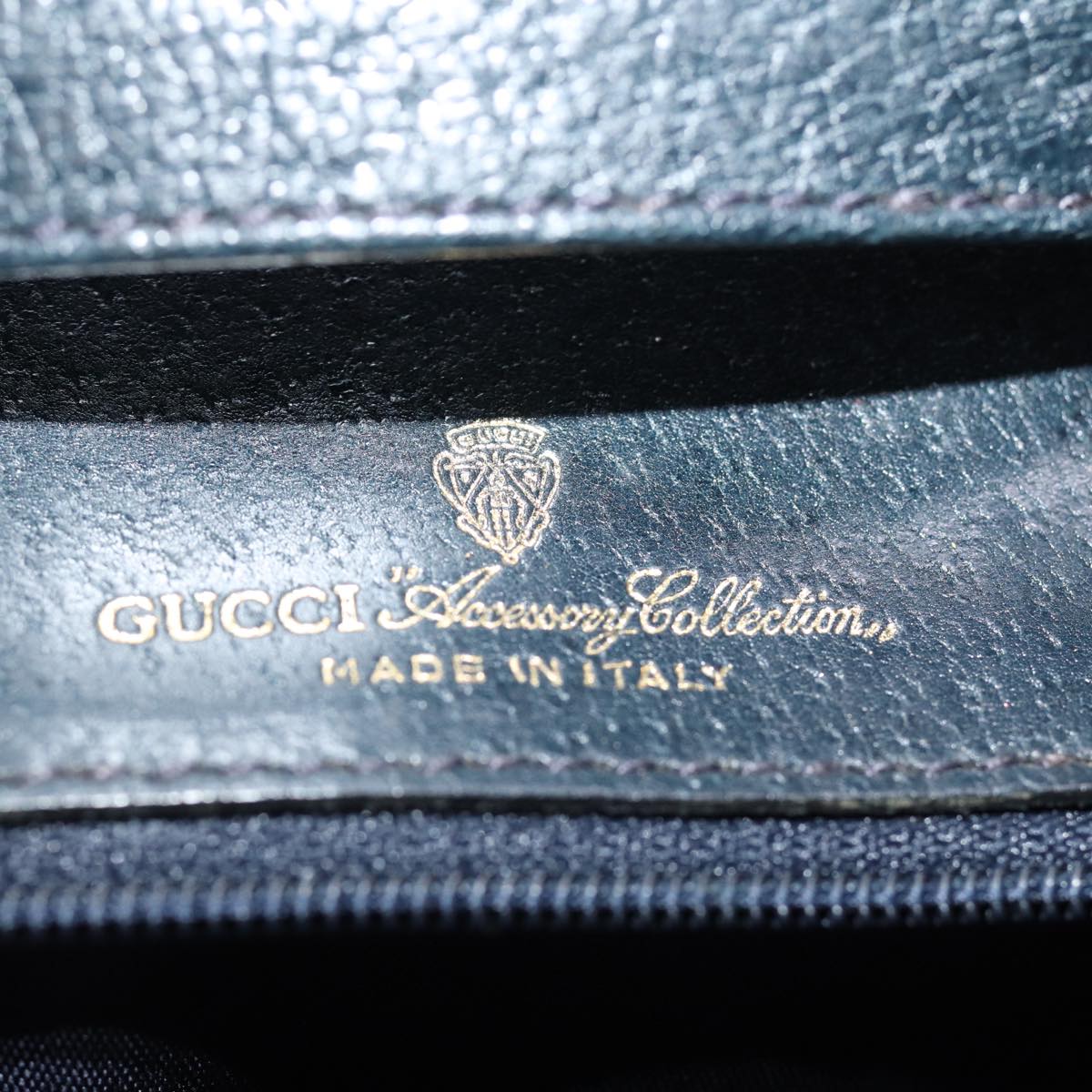 GUCCI GG Supreme Shoulder Bag PVC Navy ep4363