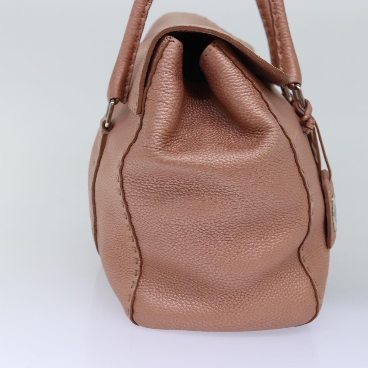 FENDI Shoulder Bag Leather Pink ep4380