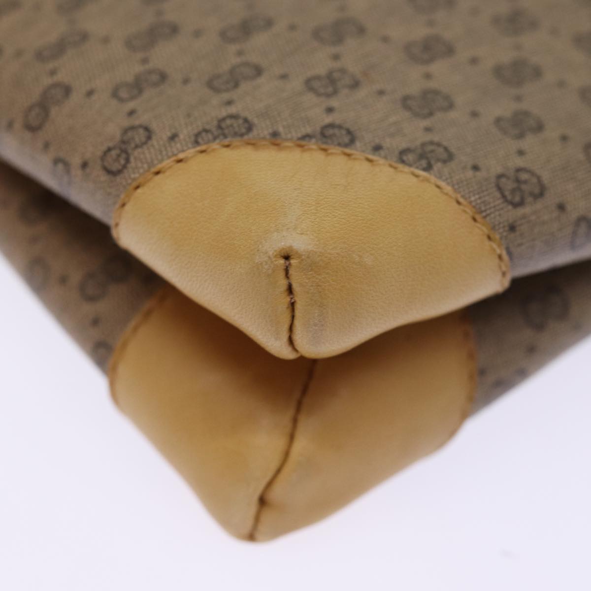 GUCCI Micro GG Supreme Shoulder Bag PVC Beige 49 007 5548 ep4382
