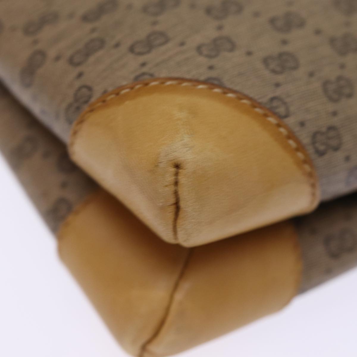 GUCCI Micro GG Supreme Shoulder Bag PVC Beige 49 007 5548 ep4382