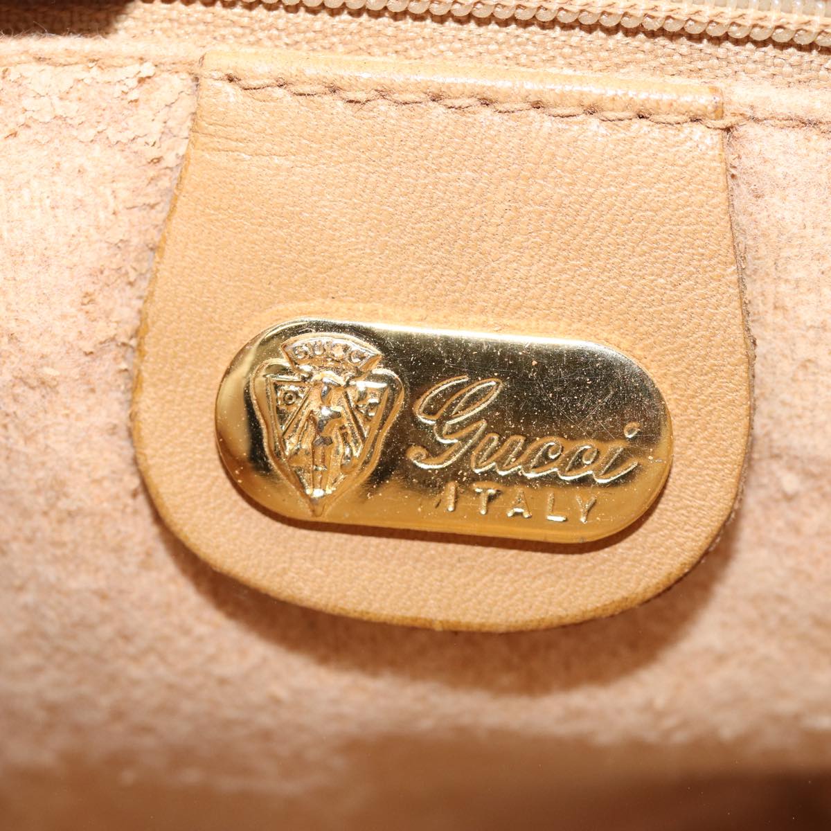 GUCCI Micro GG Supreme Shoulder Bag PVC Beige 49 007 5548 ep4382