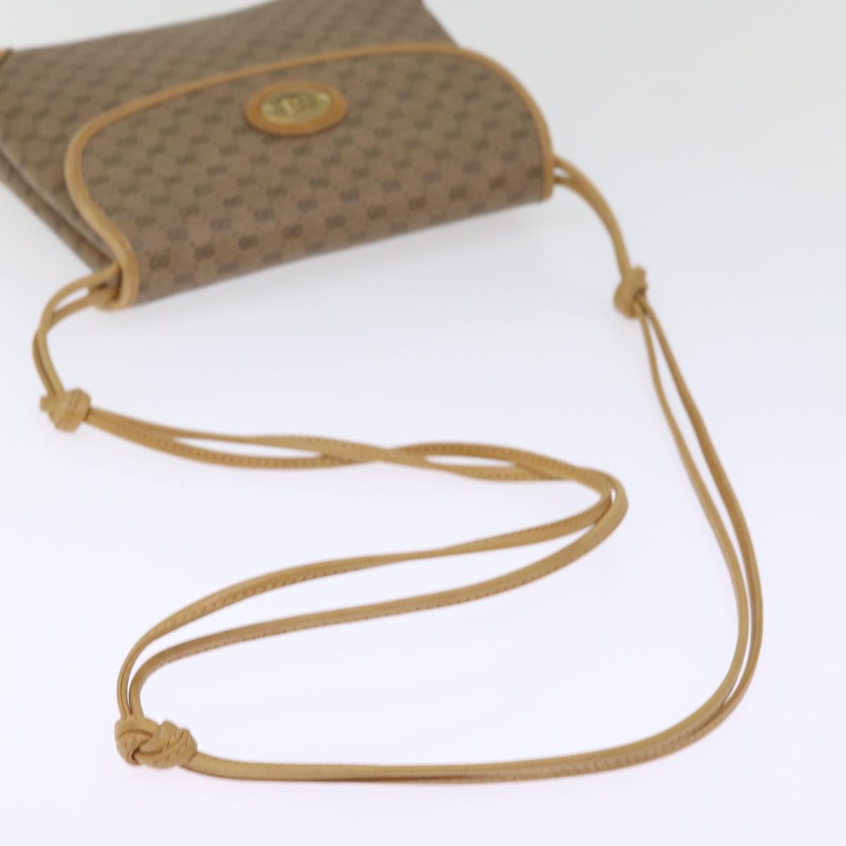 GUCCI Micro GG Supreme Shoulder Bag PVC Beige 49 007 5548 ep4382