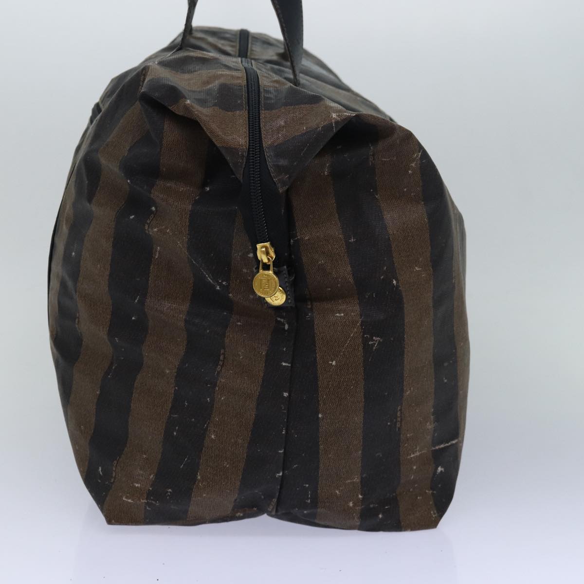 FENDI Pecan Boston Bag Brown Black ep4396