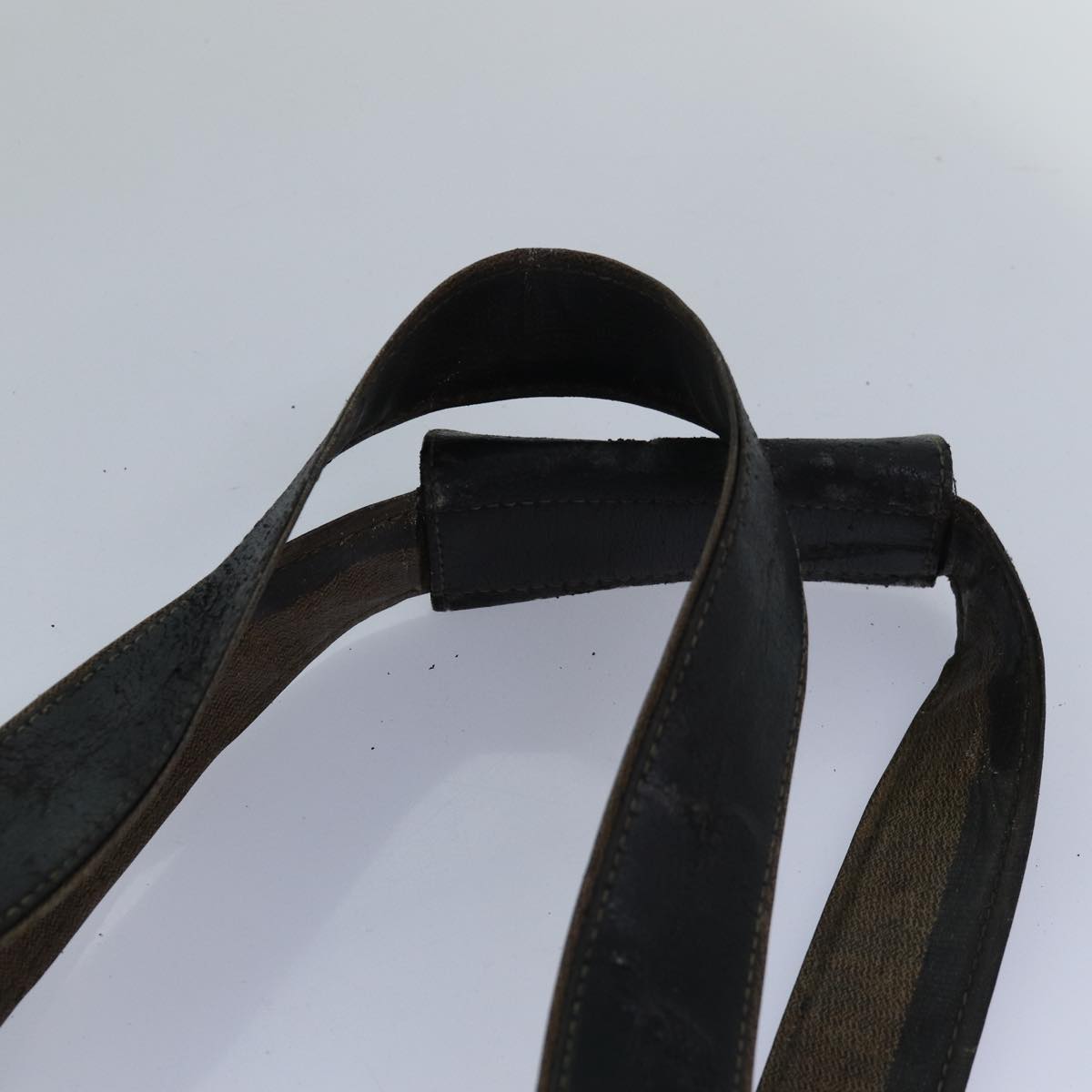 FENDI Pecan Boston Bag Brown Black ep4396