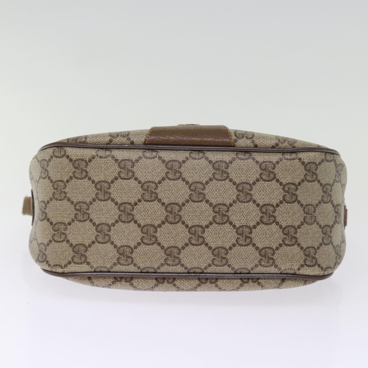 GUCCI GG Supreme Web Sherry Line Shoulder Bag Beige Red 56 02 032 ep4400