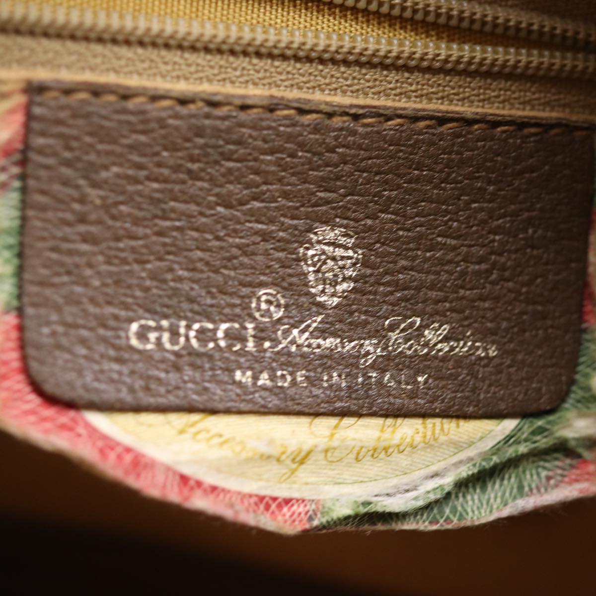 GUCCI GG Supreme Web Sherry Line Shoulder Bag Beige Red 56 02 032 ep4400