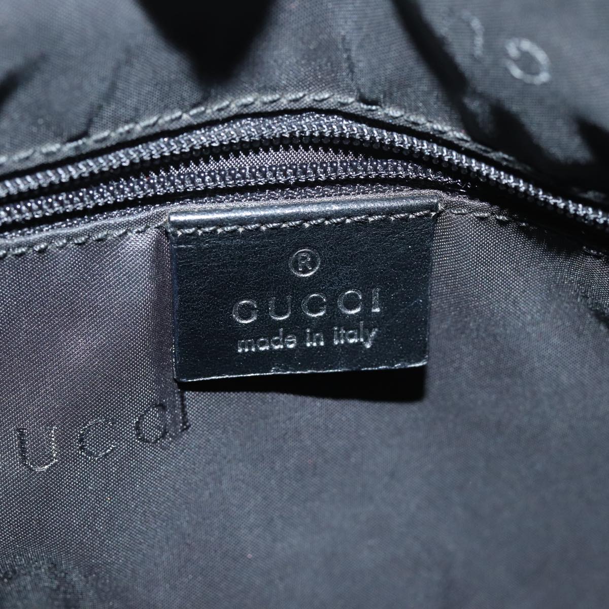 GUCCI Bamboo Shoulder Bag Nylon Black 000 0509 2122 ep4409