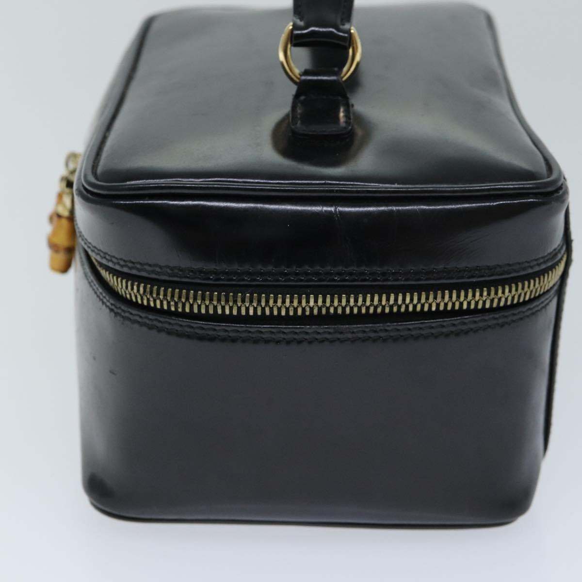 GUCCI Vanity Cosmetic Pouch Patent leather Black 032 1705 0150 ep4445