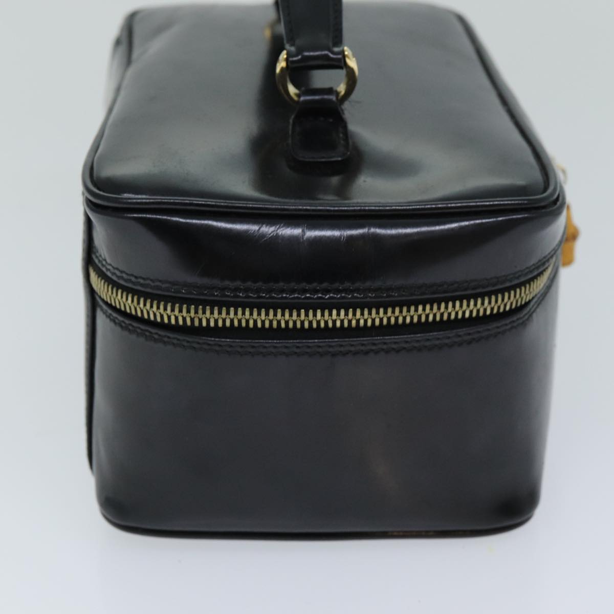 GUCCI Vanity Cosmetic Pouch Patent leather Black 032 1705 0150 ep4445