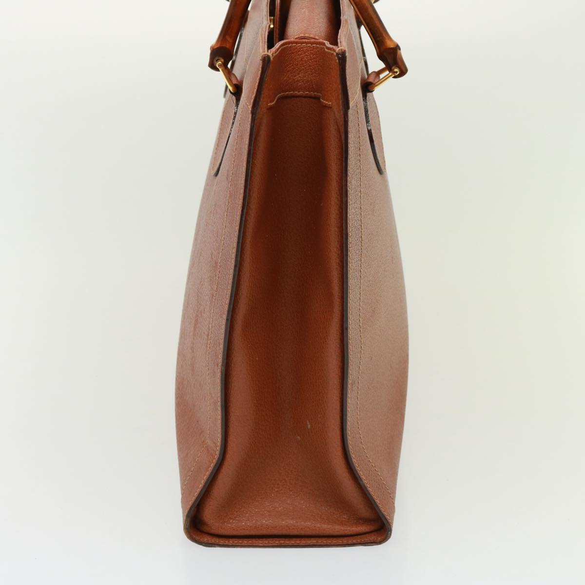 GUCCI Bamboo Tote Bag Leather Brown ep4452