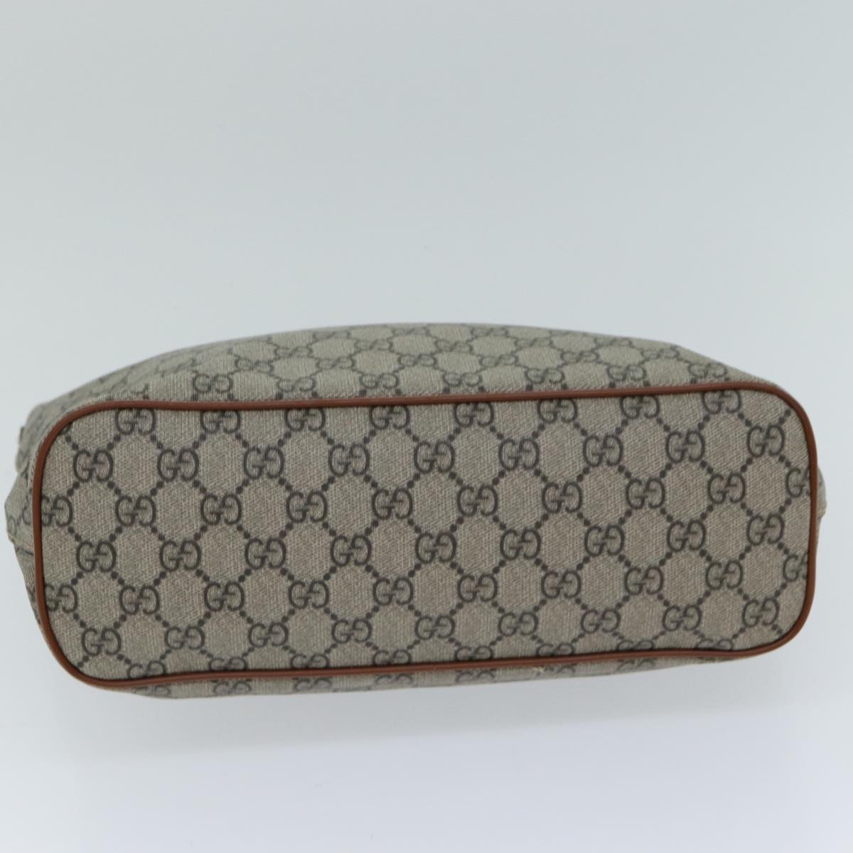 GUCCI GG Supreme Hand Bag PVC 2way Beige 473887 ep4453