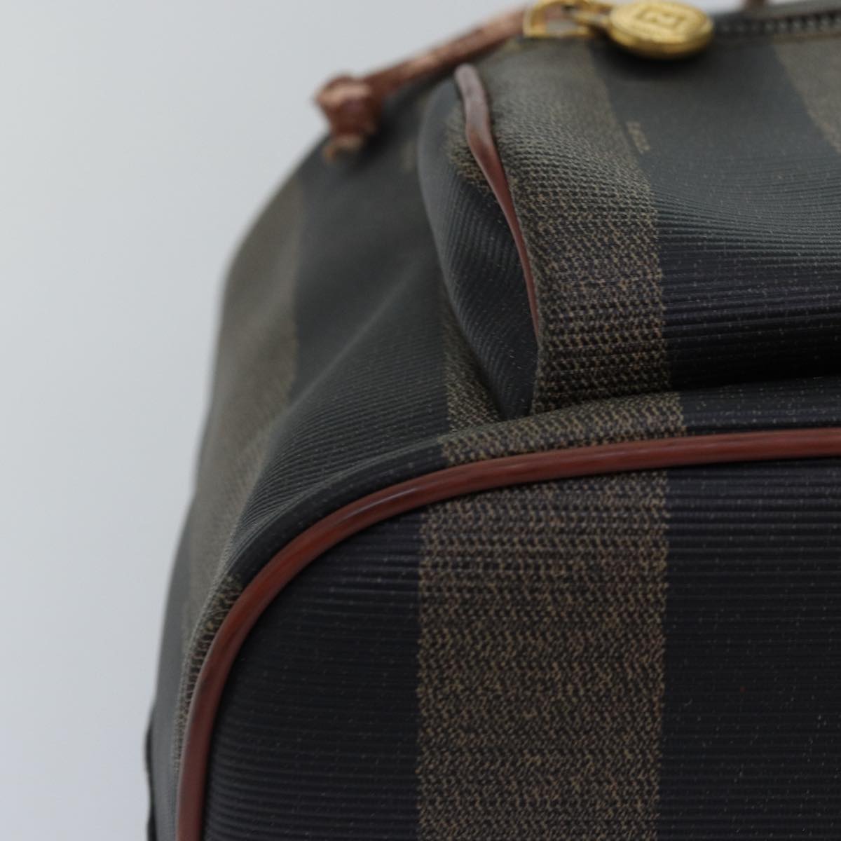 FENDI Pecan Canvas Backpack Brown Black ep4454