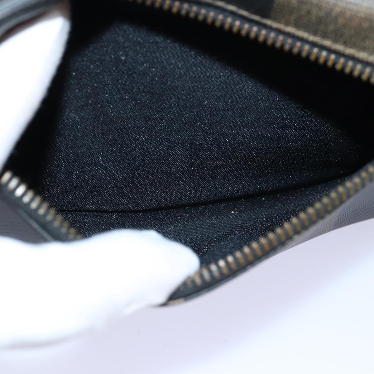 FENDI Pecan Canvas Backpack Brown Black ep4454