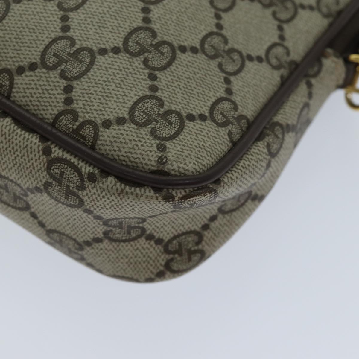 GUCCI GG Supreme Shoulder Bag Beige Brown 97 02 068 ep4465