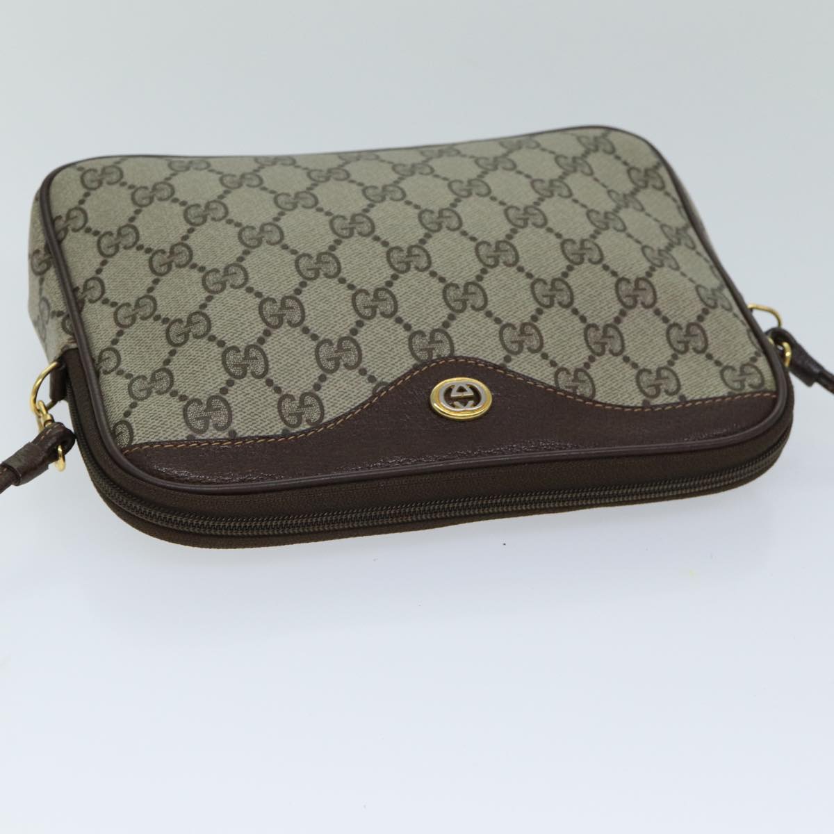 GUCCI GG Supreme Shoulder Bag Beige Brown 97 02 068 ep4465