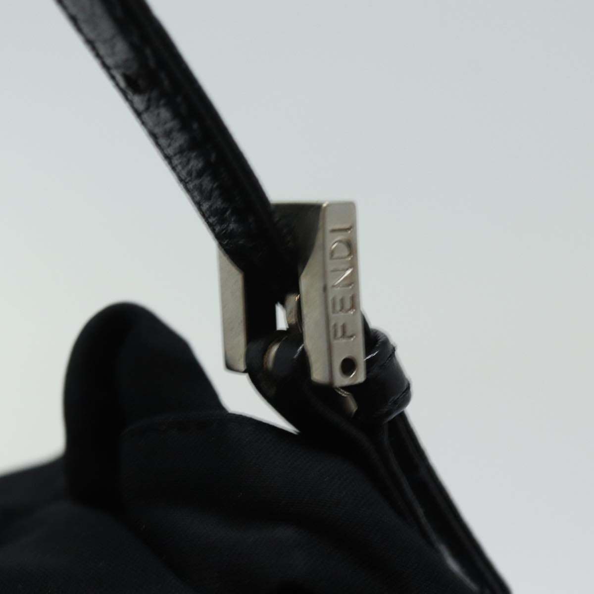 FENDI Hand Bag Nylon Black ep4468