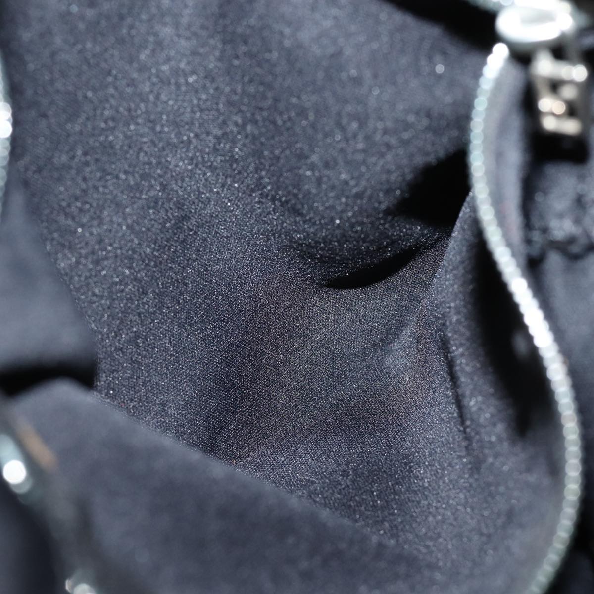 FENDI Hand Bag Nylon Black ep4468