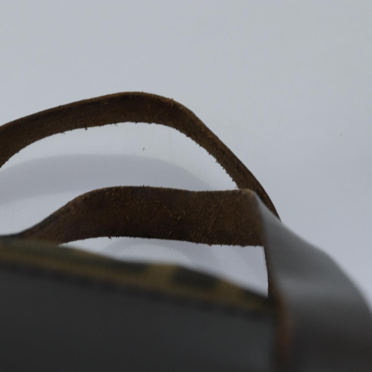 FENDI Zucca Canvas Hand Bag Black Brown ep4489