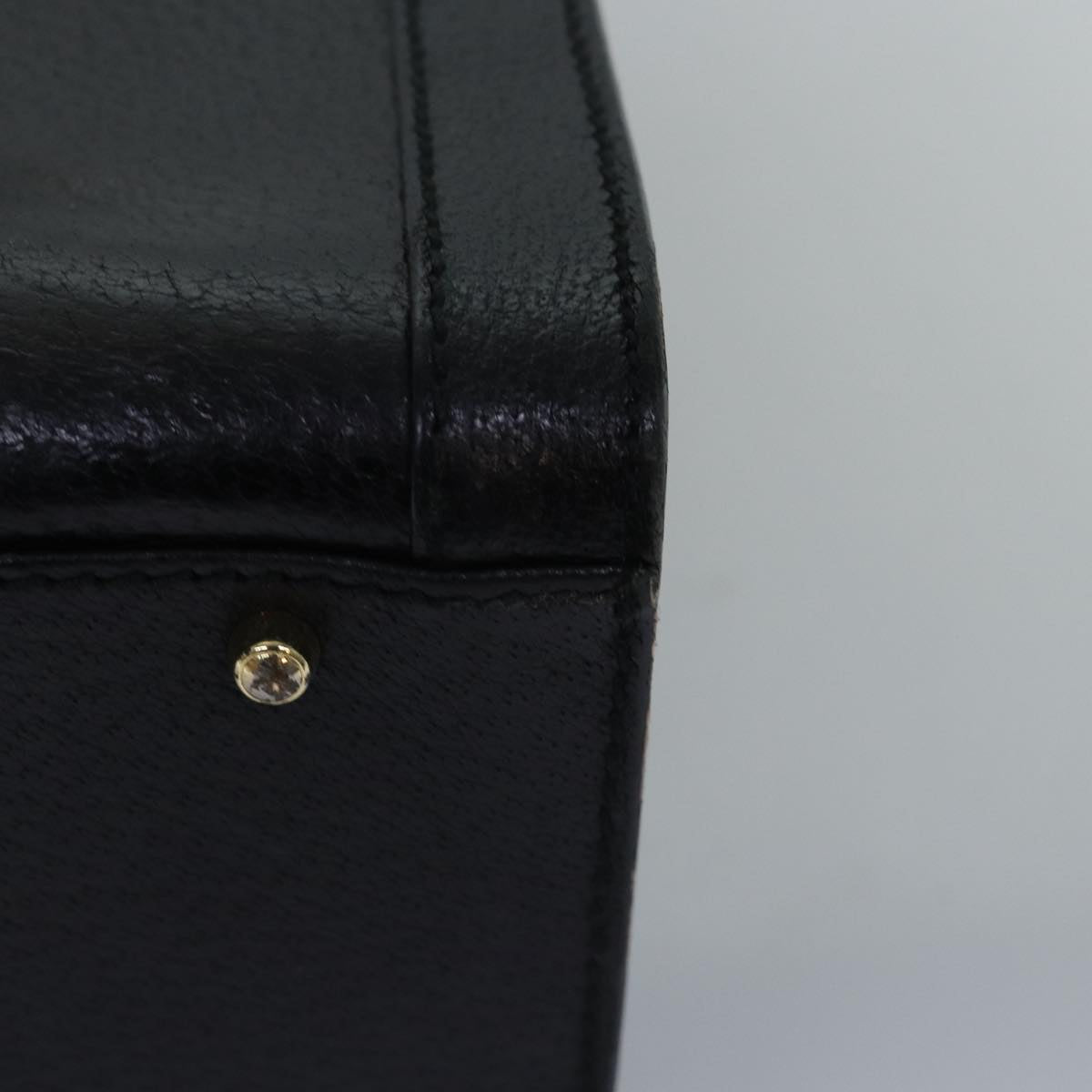 GUCCI Bamboo Tote Bag Leather Black 002 2123 0260 ep4496