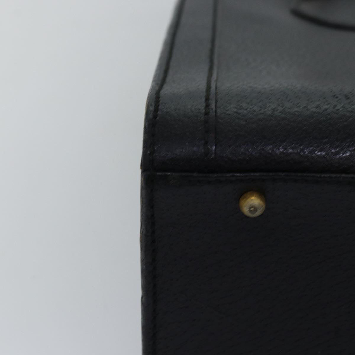 GUCCI Bamboo Hand Bag Leather Black 002 0260 2615 ep4498