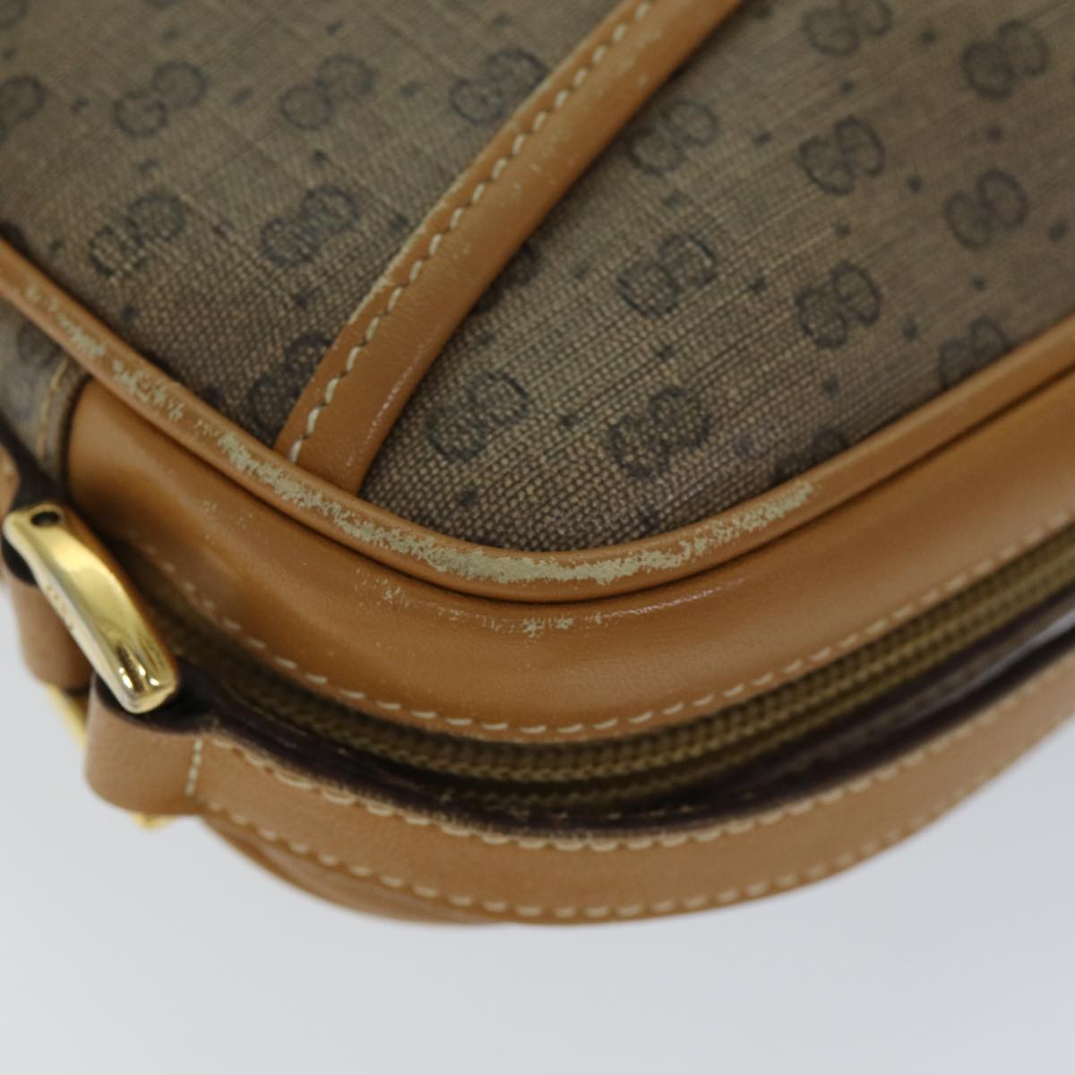 GUCCI Micro GG Canvas Shoulder Bag Beige 007 113 0095 ep4535