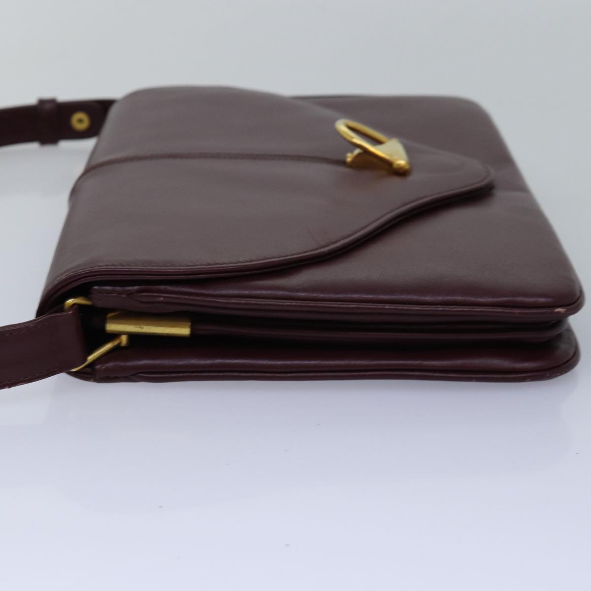 GUCCI Shoulder Bag Leather Bordeaux ep4539
