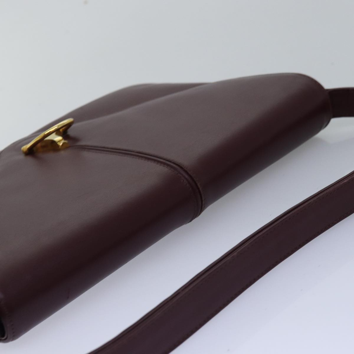 GUCCI Shoulder Bag Leather Bordeaux ep4539