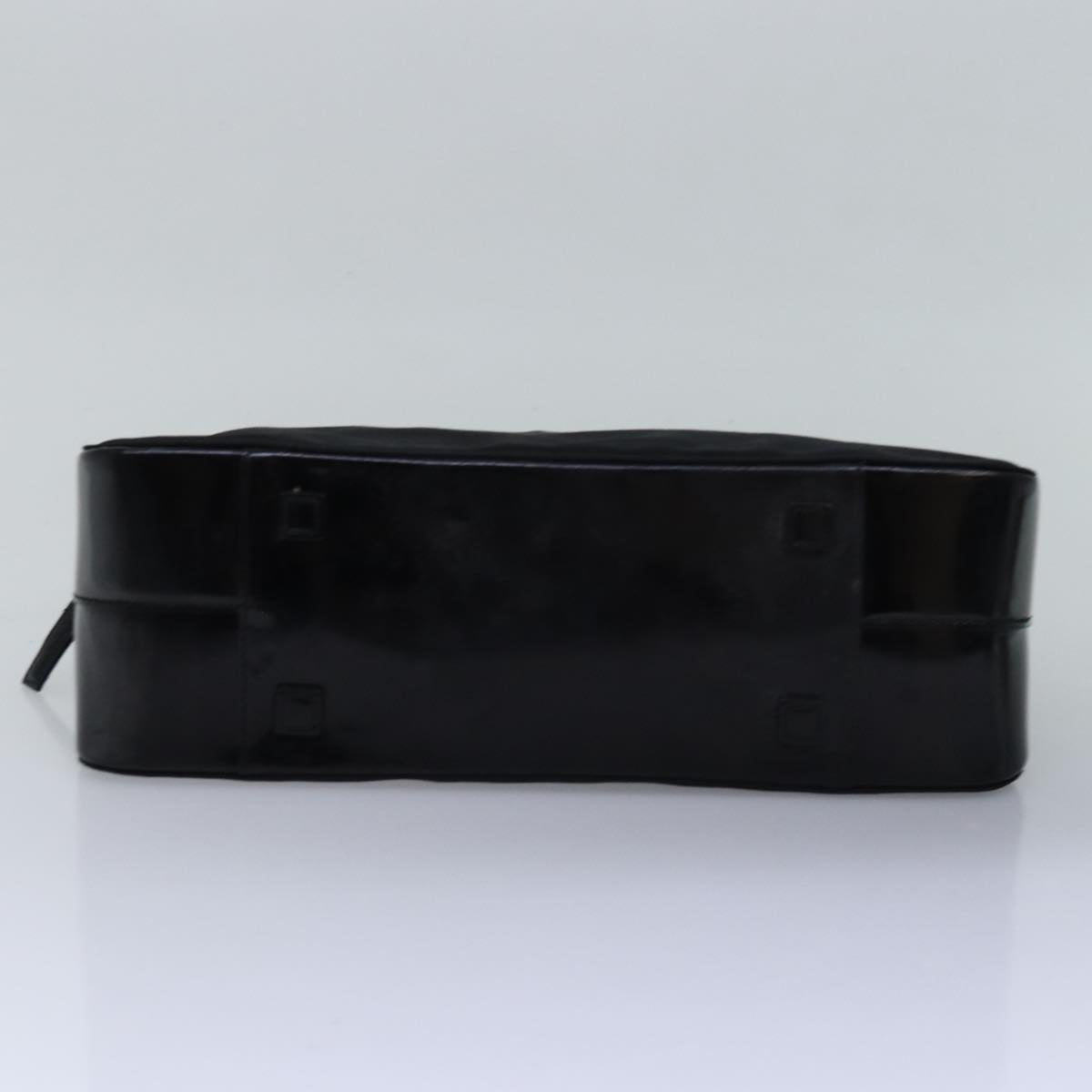 GUCCI Bamboo Hand Bag Nylon 2way Black 000 0828 2058 ep4550