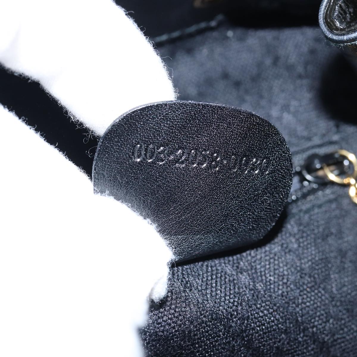 GUCCI Bamboo Backpack Patent leather Black 003 2058 0030 ep4556