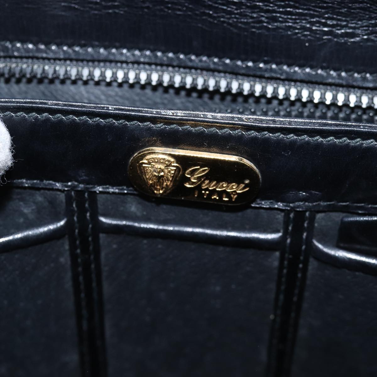 GUCCI Shoulder Bag Leather Black 000 110 0886 ep4561