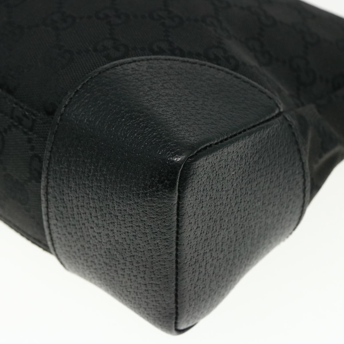 GUCCI GG Canvas Shoulder Bag Canvas Black 114273 ep4567